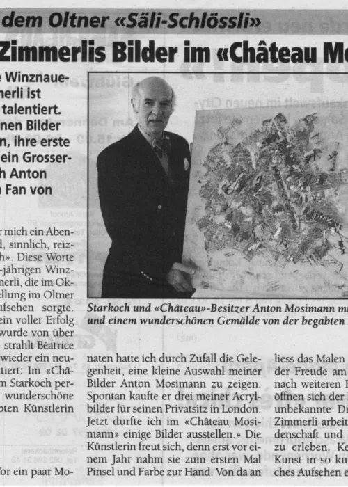 Beatrice Hischier-Presse-Mosimann Chateau Mosimann